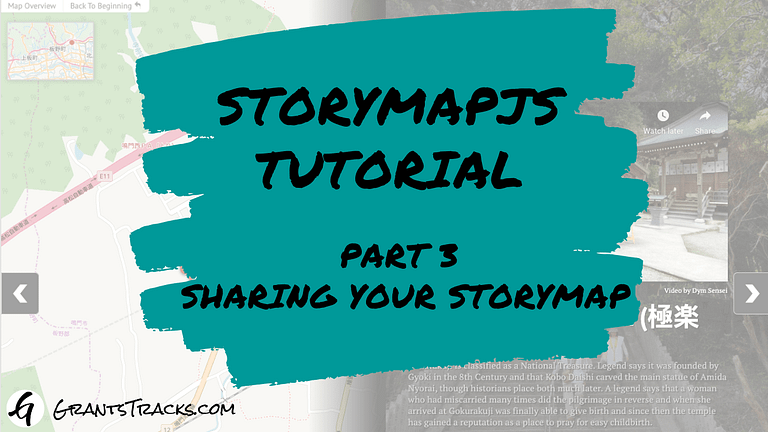 StoryMapJS – Part 3 – Sharing a StoryMap